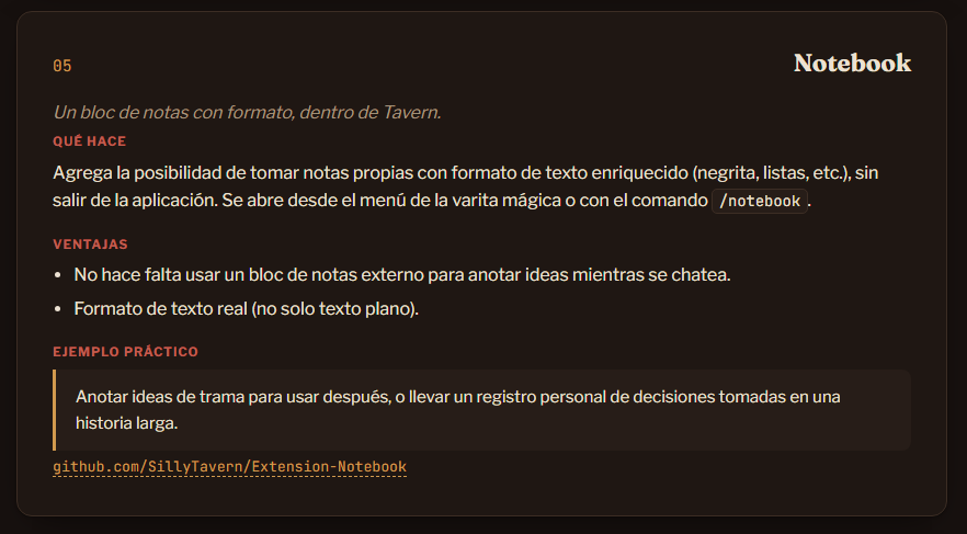 Tutorial Extensiones - paso 6