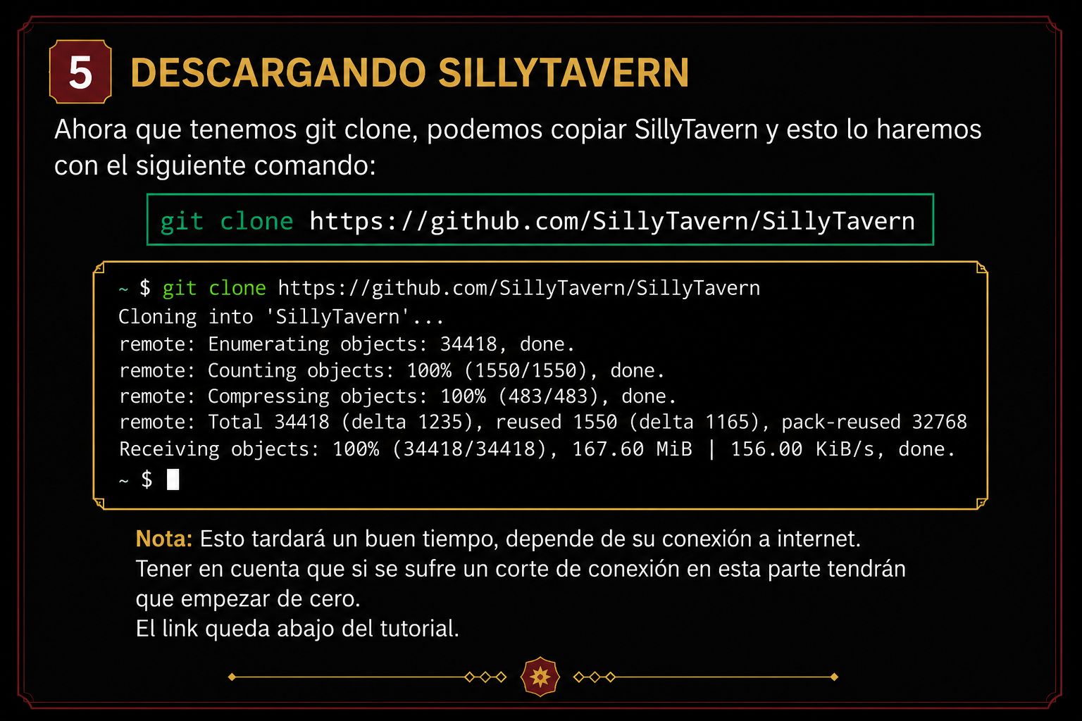 Tutorial SillyTavern - paso 5