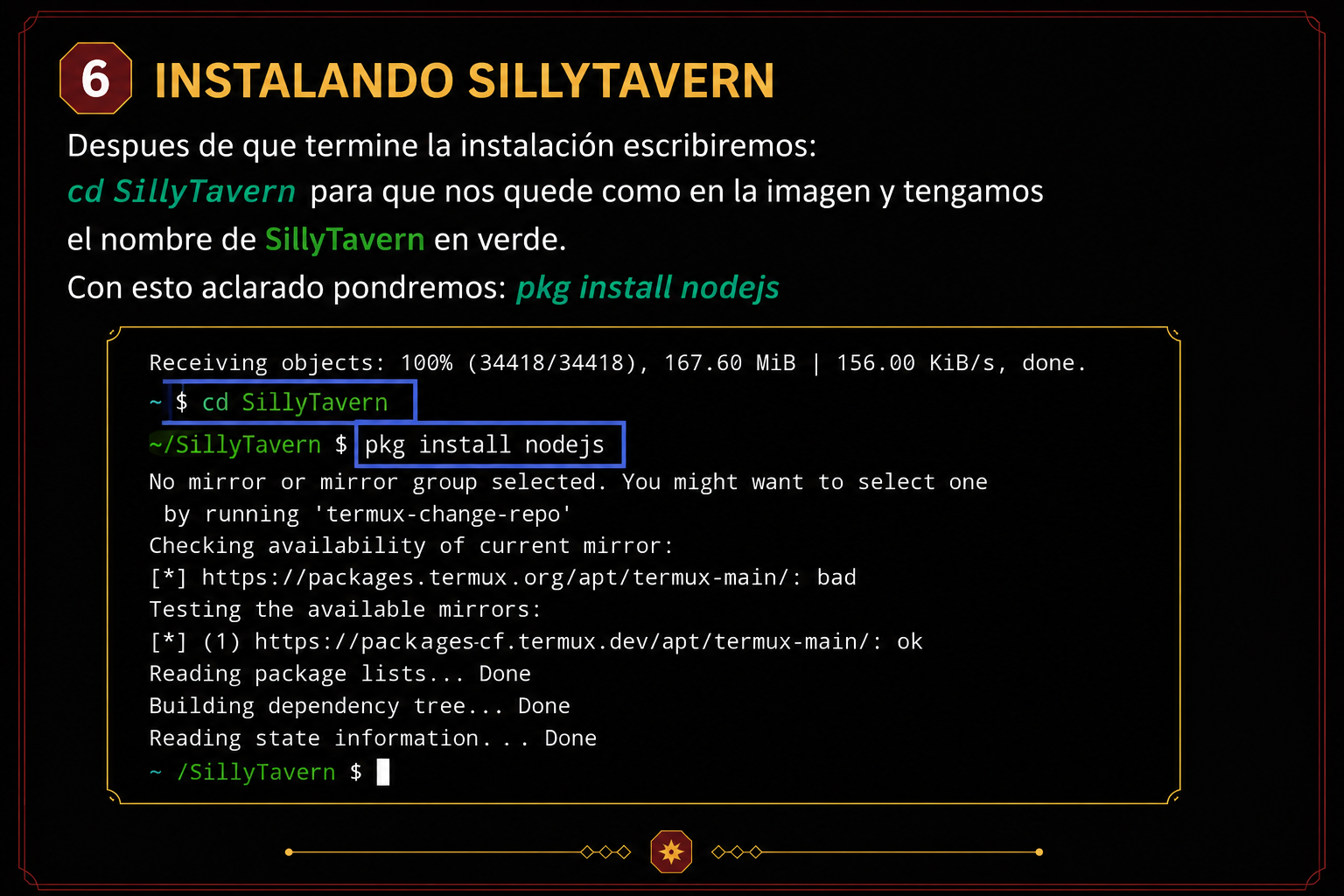Tutorial SillyTavern - paso 6.0